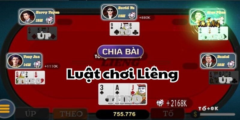 Quy luật thắng thua bài Liêng